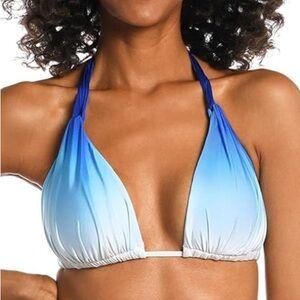 NWT la Blanca halter bikini top - ocean oasis size 10